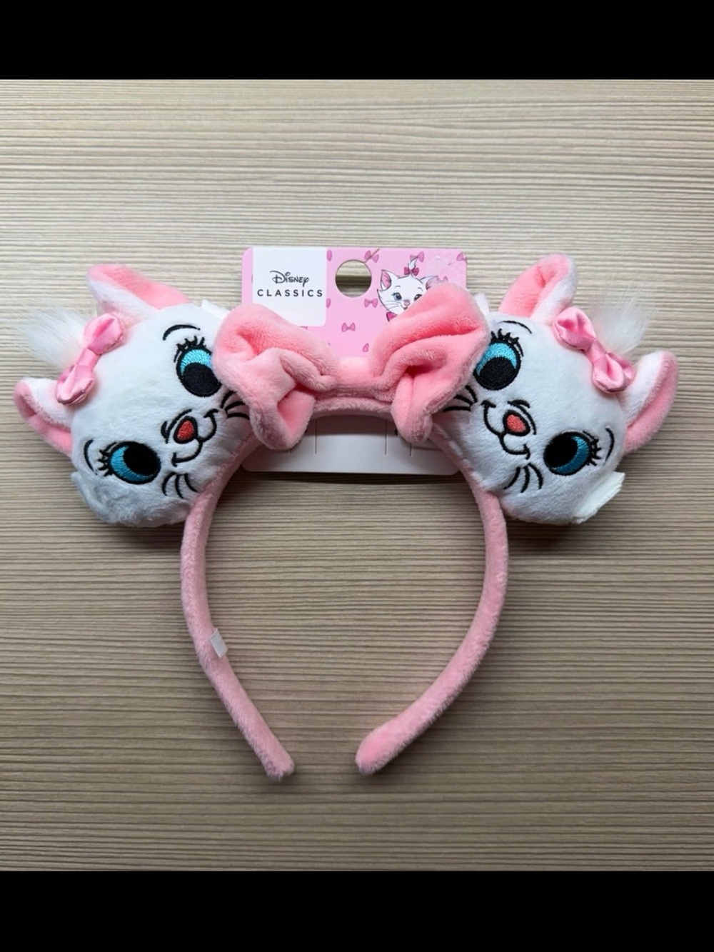 Marie Plush Pink Headband for Kids